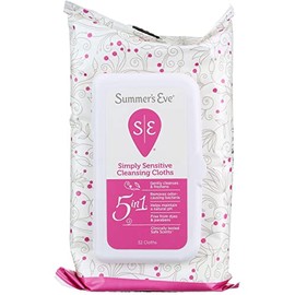 Summers Eve Cleansing Cloths 32 Count Simply Sensitive (3 Pack)