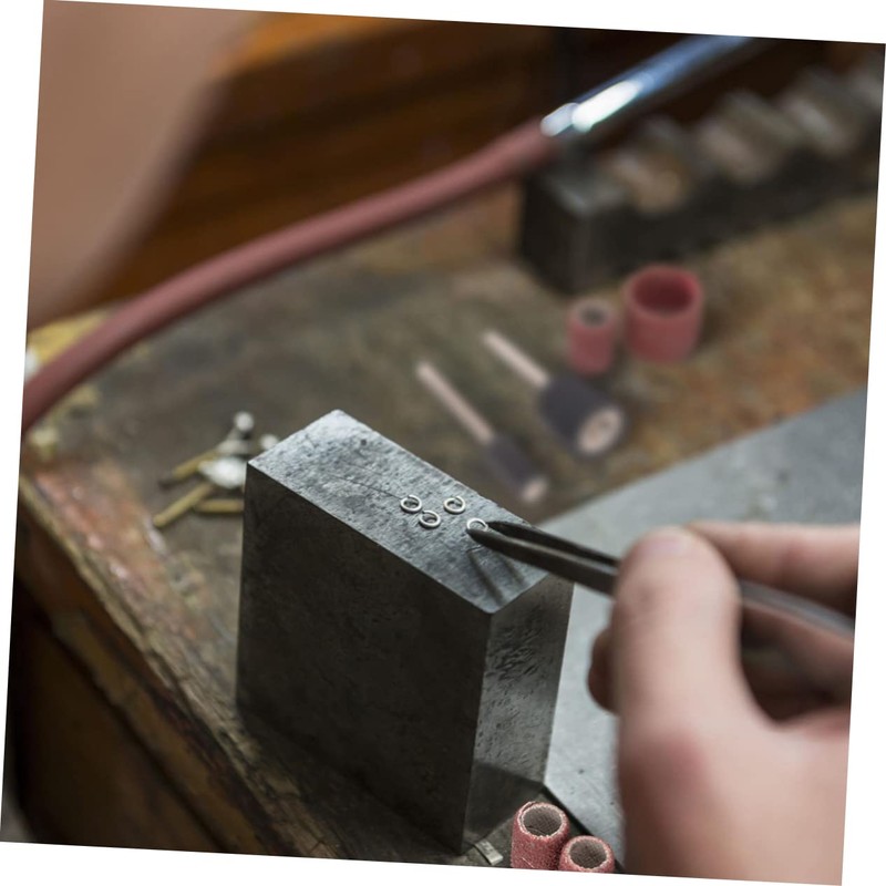 FOMIYES 20pcs Sandpaper Ring Sanding Head for Tool Mesh Polishing