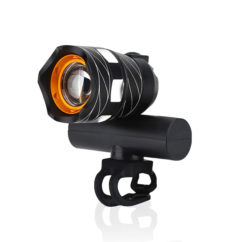 Bike Headlight USB Rechargeable Waterproof Bicycle Handlebar Front Light Cycling