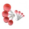 8 Pcs Measuring Cups and Spoons Set, Includes 4 Stainless