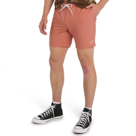 Billabong Men's Kai 17" Elastic Waist Quick Dry Hybrid Short, Desert Pink