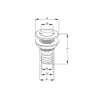 (2.5cm - 0.6cm ) - Seaflo Thru Hull Fittings