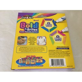 Cra-Z-Art Bold & Brites Super Washable Markers 10 Markers New