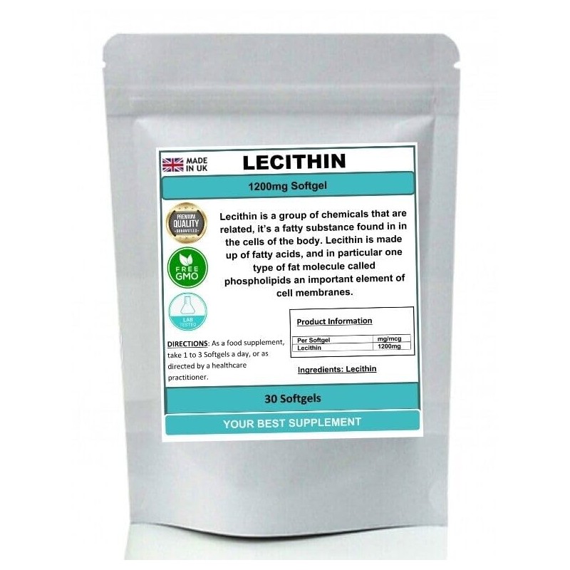 Lecithin Softgel Capsules 1200mg () 120