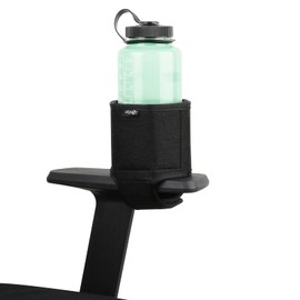 Cosmos Arm Chair Cup Holder Armrest Water Bottle Holder Drink Beverage Can Stand for Armrest Chair, Recliner, Gaming & Office Chairs, Foldable Felt Armchair Coaster Rack, Black Color