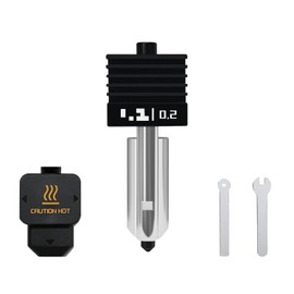 Henaiser 0.2mm H2D Combo Hotend Print Head Hot End Kit Extruder High Temperature Quick Swap Hardened Steel Nozzle for Bambu Lab H2D Combo/A1/A1 Mini 3D Printer