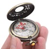 MUNEFE Compass Hiking, Compass Keychain, Brass Compass, Suitable for Hiking