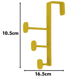 Toyo Case Hang Hook, Yellow, Width 1.0 x Depth 4.1 x Height 6.5 inches (2.5 x 10.5 x 16.5 cm), Storage Hook, Tool, Side Door, UZU FM2-HGW-MT