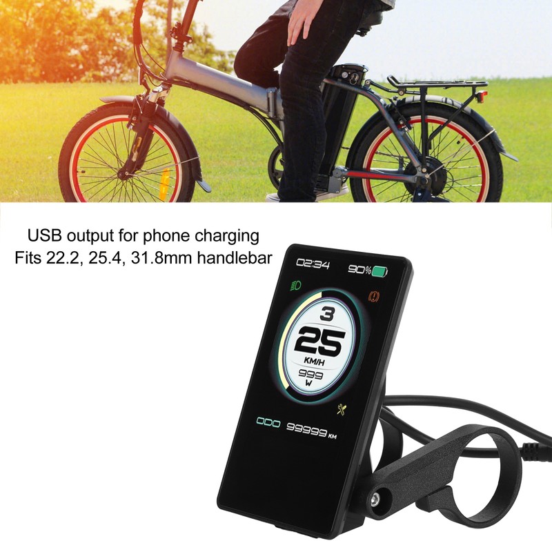 Electric Bike Display Electric Bicycle P860C Color LCD Display for