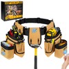 Tool Belt,Magnetic Tool Pouch,27-Pockets Heavy Duty Tool Belts for Men
