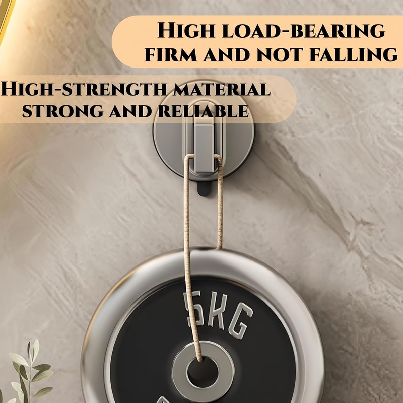 Suction Cup Hooks for Shower, Ffunhoo Heavy Suction Cups Without