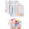 20 cepillos desechables para máscara de pestañas, con forma de