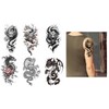 6 x Temporary Dragon Tattoo Fake Tattoo Fantasy Dragon6