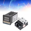 PID Thermostat Temperature Controller Set 0‑400℃ Thermostat Temperature Controller with