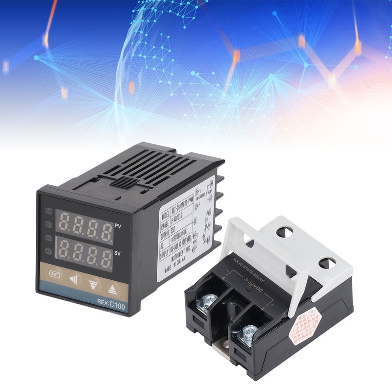PID Thermostat Temperature Controller Set 0‑400℃ Thermostat Temperature Controller with