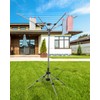 STORAGE MANIAC Outdoor Umbrella Drying Rack, 8 Lines with 82