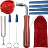 Piano Tuning Kit Professional Wrench Hammer Rubber Mutes Set Including