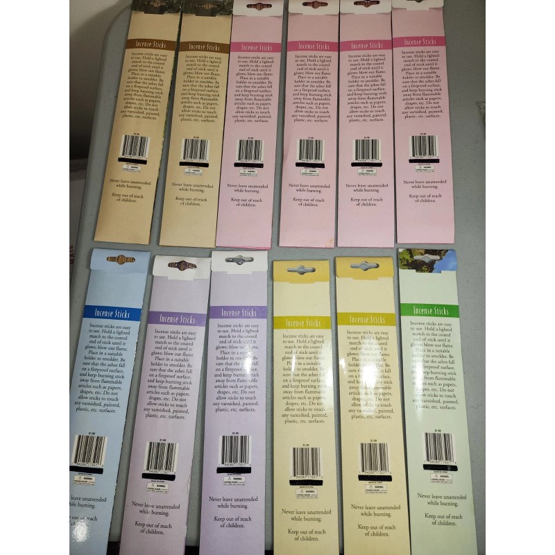 Sticks Incense Sticks Natural 12 Packs 240 Sticks Total