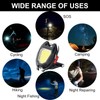 SEFONE 7 Modes COB Keychain Work Light 2 Pack, 1200