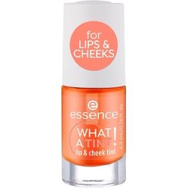 essence Cosmetics WHAT A TINT! Tinte para Labios y Mejillas, Naranja, Acabado Natural, Textura Líquida, Larga Duración
