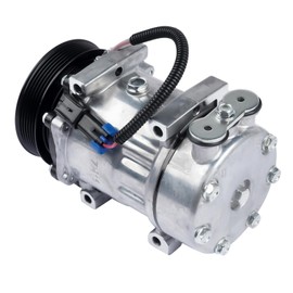 Air Conditioner AC Compressor with Clutch F696001122 Replacement for Kenworth C500 K100E T2000 T300 T600A T680 T800 T880 W900 AKWH