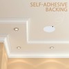 Sosation 6 Pcs Ceiling Cover Plate Wall Hole Cover Plastic