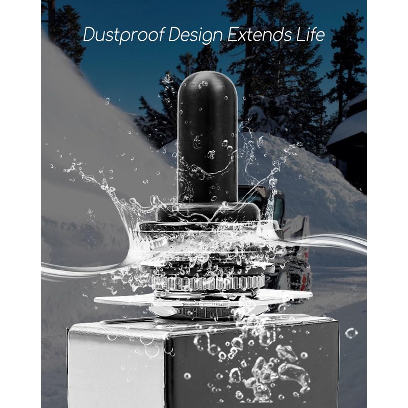 TIKSCIENCE Double Reset Snow Plow Switch Replace MSC1889, MSC4238 Fit