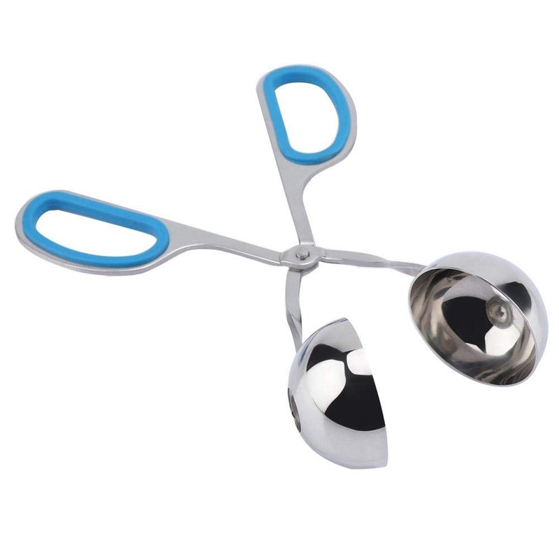 Meat Spoon Stainless Steel Dumpling Mold Non-Stick Ice Tongs Meatball