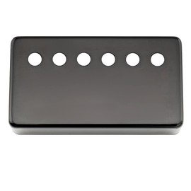 Musiclily Pro 49.2mm Nickel Silver Alloy Humbucker Pickup Cover for American made Electric Guitar, Black