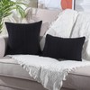 MANDIOO Cotton Knitted Decorative Lumbar Throw Pillow Covers Soft Cozy