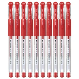 Uni-ball Signo Dx Um-151 Gel Ink Pen - 0.38 Mm - 10 Pcs - Red - by Uni Mitsubishi Pencil Company
