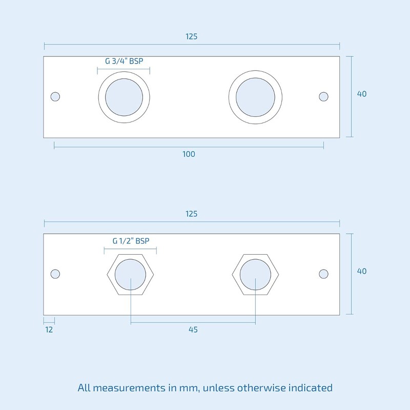 Easy Fixing Plate Bracket for Mini Douche Shattaf Thermostatic Shower