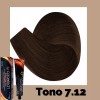 Color Tech Tinte 7.12 Rubio Cenizo Nacarado Tubo 90g
