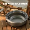 4pcs Lightweight Stackable Bowl Portable Single Layer Dinner Fruit Bowl