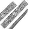 Nesmo 521 Damascus Steel Blank Billet Snack Feather Patern Bar