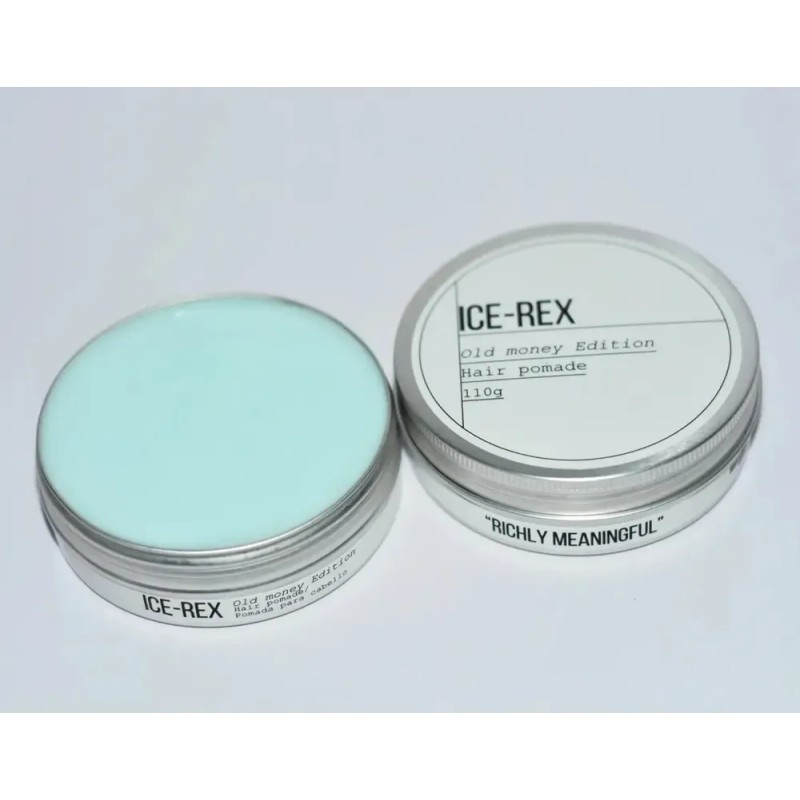 Ice-rex Pomada Cera Para Cabello Base Agua Old Money (110g)