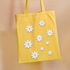 Dmnnlp 40 Pcs Daisy Iron on Patches, Embroidery Daisy Applique