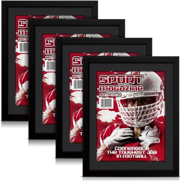 Does not apply 4 PCS Sports Magazine Frame Fits Measuring