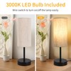 RISLG Small Table Lamp, Bedside Table Lamp for Bedroom, Lamp