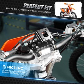 NICECNC GPS Mount Adjustable Pitch Angle Compatible with 125-530 SX/SX-F/EXC/EXC TPI/EXC-F/XC/XC-F/XC-W/XC-W TPI/XCF-W 2004-2024,Compatible with Yamaha YZ YZF WRF 125 250 450 Tenere 700 See Fitment