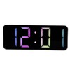 LED Clock Dual Mode Auto Dimming Temperature Display Snooze Function