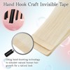 TESS Injected Tape In Hair Extensions Human Hair Blonde Invisible