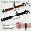 NESAYVER Adjustable Survival Paracord Bracelet, 2 Pack Emergency Fire Starter