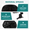 Rider Backrest Pad Adjustable Mounting Kit Driver For Harley Touring