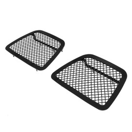 APS Compatible with Chevy Avalanche Suburban Tahoe 2007-2014 Tow Hook Stainless Steel Black Mesh Front Grill Grille Insert C76467H
