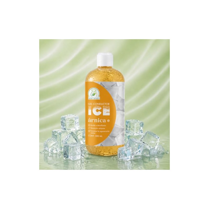 Gel conductor ICE Árnica 500ml Productos Mart Mexico