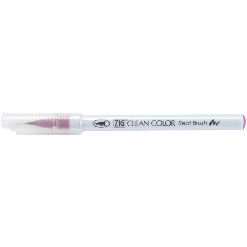 Zig Clean Color Real Brush Marker, Dark Pink