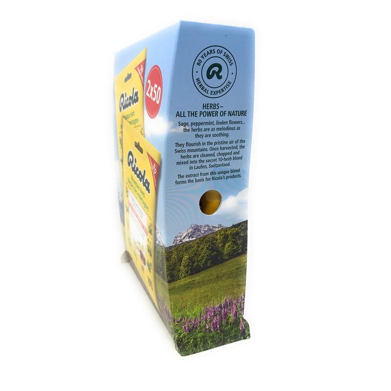 100 Ricola Mountain Herb 2 X 50 Lozenges - No