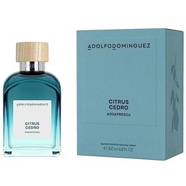 Adolfo Dominguez Agua Fresca Citrus Cedro Eau de Toilette 200 ml / 6.8 Fl Oz