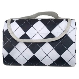 LEIDSANY Manta de Picnic, Manta de Playa Extra Grande de 60 x 80 Pulgadas, Plegable Impermeable, para 1-4 Adultos Viajes al Aire Libre, Camping, Senderismo y Evento Festivo(Negro, 150 x 200 cm)